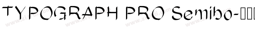 TYPOGRAPH PRO Semibo字体转换